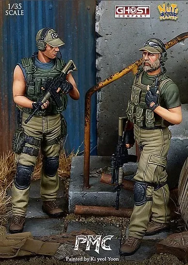 1/35 модельная фигурка из смолы Западный частный солдат костюм для 2 человек