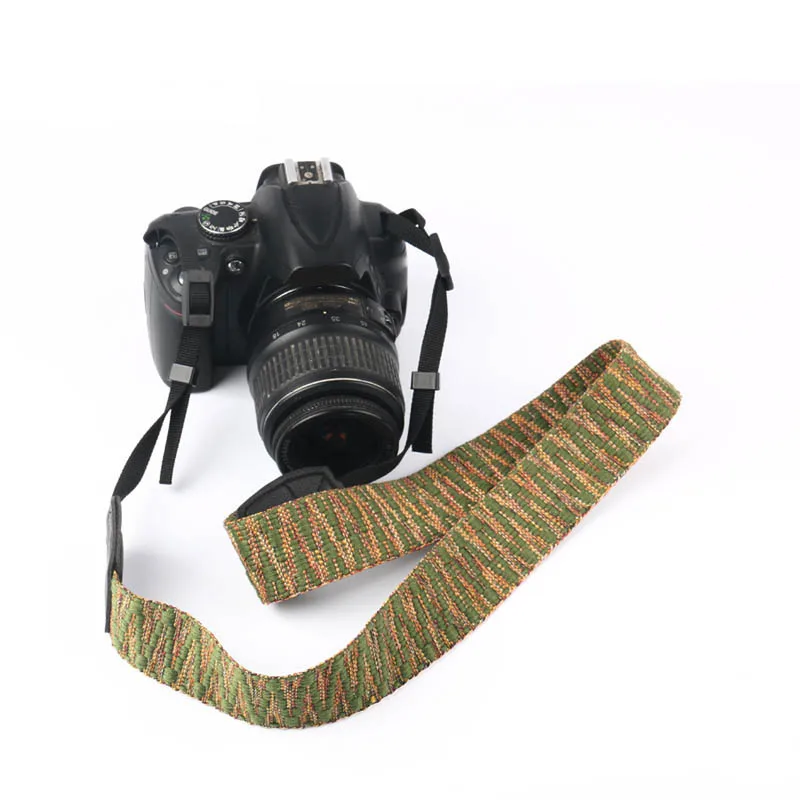 Этнический ремешок для фото камеры хлопковый плечевой ремень Canon Nikon Pentax HSJ