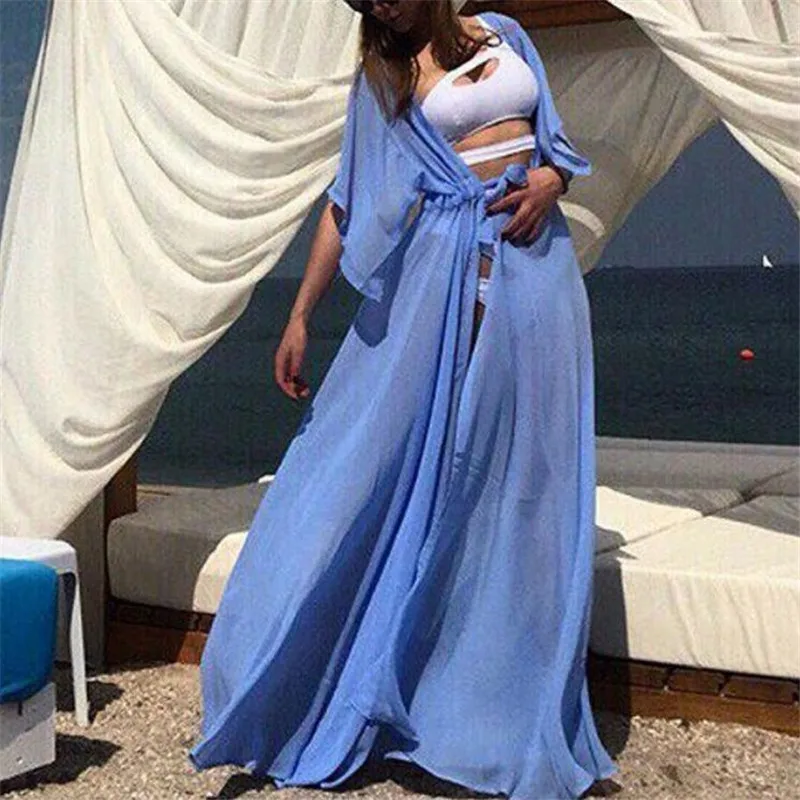 denim beach dress