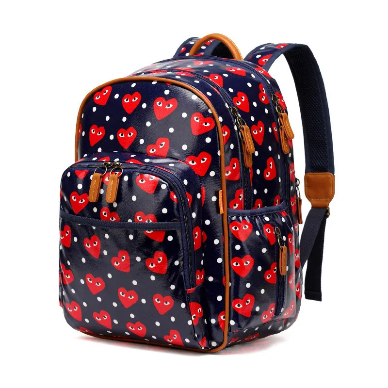 Plastic Canvas Overall Waterprrof Environmental Mummy Bags Fashion High-Capacity Mother Backpack 06
