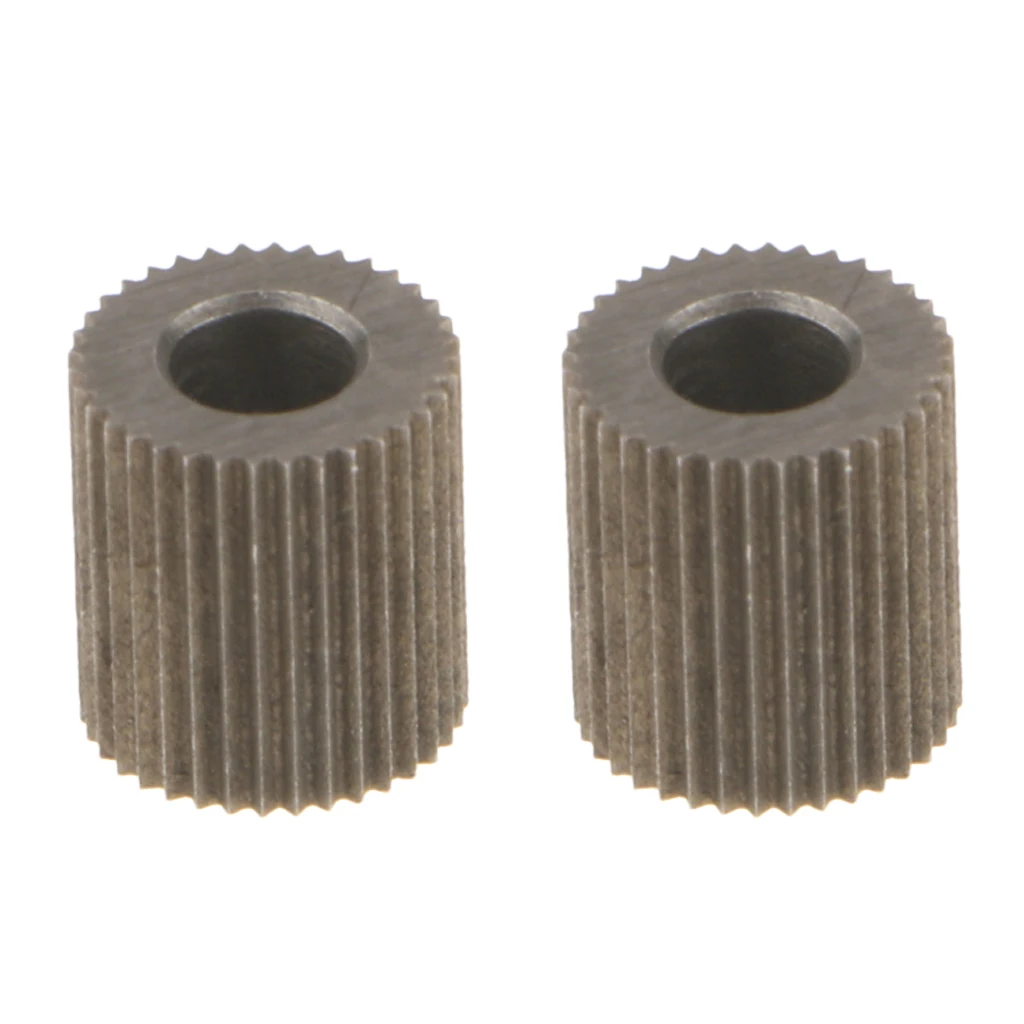 2Pcs 3D Printer 38 Teeth Mold Steel Linear Extruder Filament Drive Gear