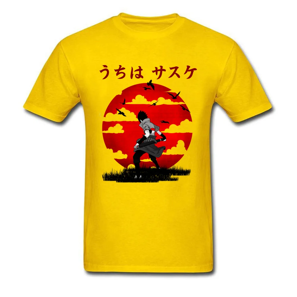 NINJA REVENGE Men's New Design Casual Tops Shirt Round Collar Autumn Cotton T-Shirt Normal Short Sleeve Tee Shirt NINJA REVENGE yellow