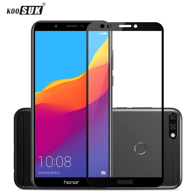 Huawei Honor 7C глобальная защита экрана huawei Y7 Prime 2018 закаленное стекло LND TL30 полная