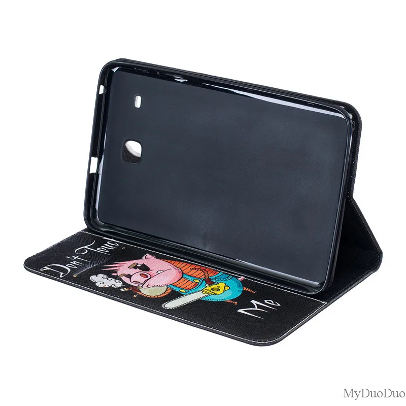 For  Samsung Galaxy Tab E 8.0 SM-T377 T375 T377V  Tablet Case Cover Boy Girls  Cartoon Bear  Butterfly Wallet PU Leather Case  (22)