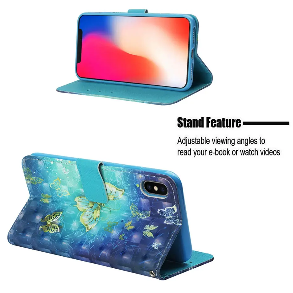 Чехлы бумажники для Xiaomi F1 8 A2 Lite A1 5X Redmi 4A Note 7 S2 Y2 5 Pro Plus 4 4X 5A милый чехол с рисунком