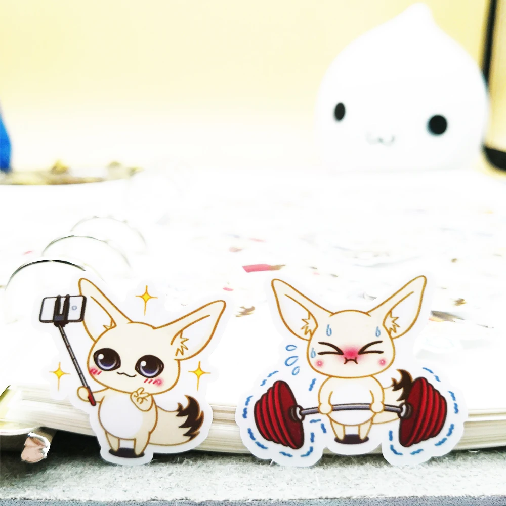

20/40pcs Fashion Funny Small Animal Sticker Cartoon Doodle Scrapbook Sticker Children Stationery Random Not Repeat