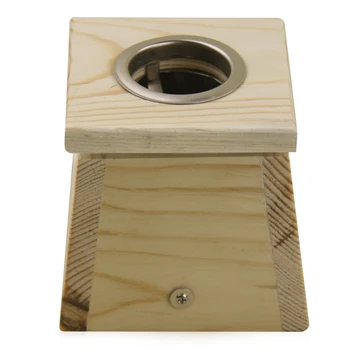 

Wood made 4cm big hole hole moxibustion box Bold moxa moxibustion dedicated appliance Moxa moxa burner free shiping