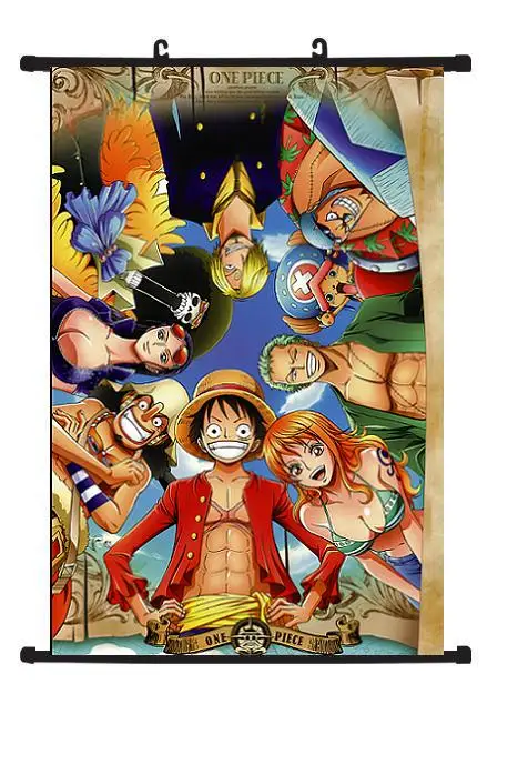 

Home Decor Anime one piece Wall Scroll Poster Fabric Painting 40x60cm