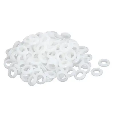 

Double Sides Rubber Ring Sealing Grommet Wire Gasket White 20mm Inner Dia 100pcs