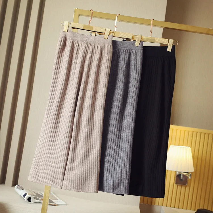 high waisted wool pants