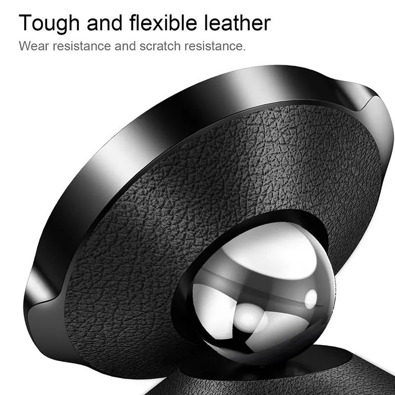  Baseus Magnetische Auto Halter für Handy Air Vent Halterung Für iPhone Samsung PU Leder Auto Telefo