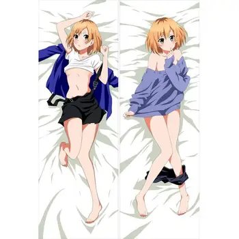 

Cosplay New Japanese Bedding Anime SHIROBAKO Miyamori Aoi Meow Throw Otaku Dakimakura Gifts Hugging Body Pillow Case 150x50 CM