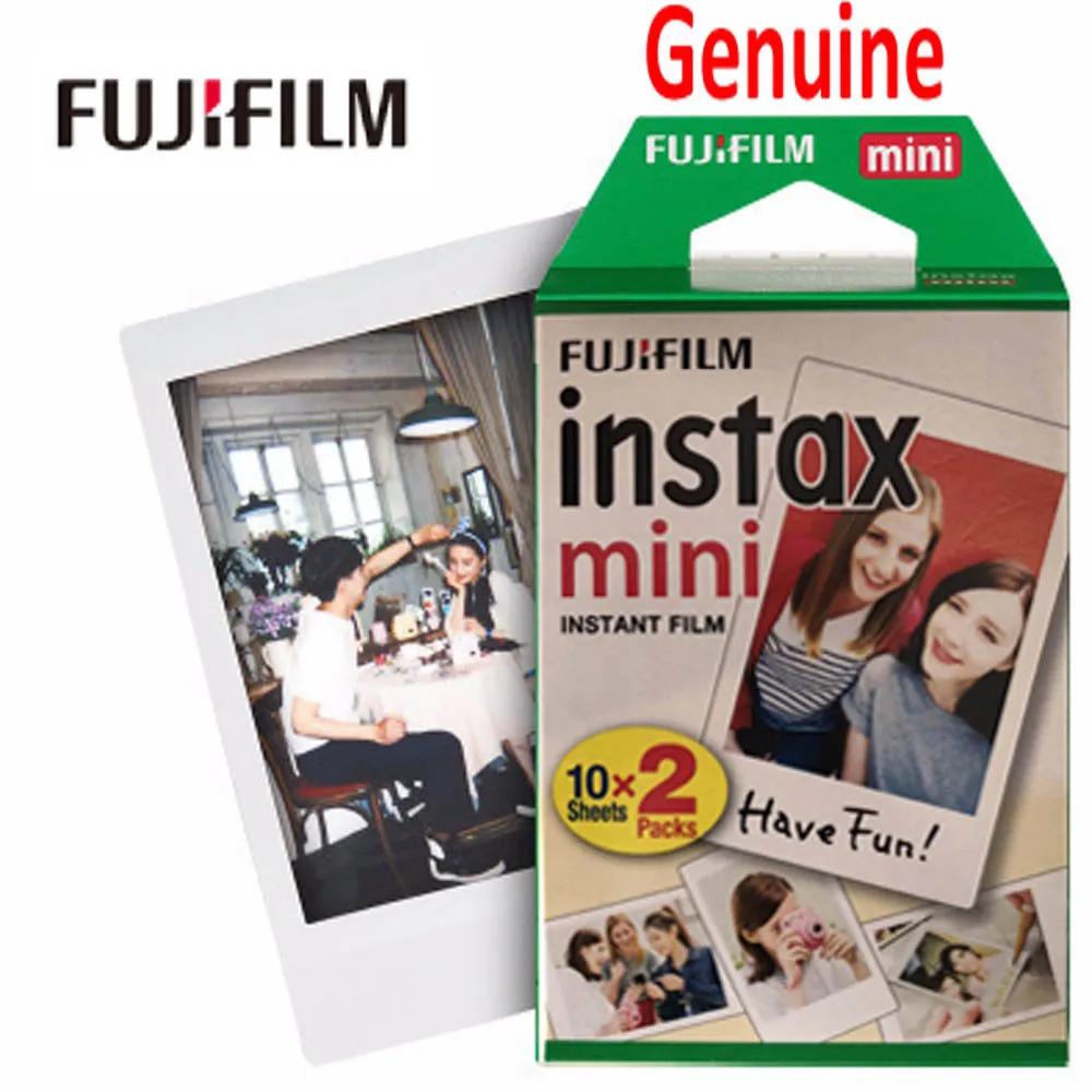 

Original Fujifilm Instax Mini Film 50 pcs 50 60 40 20 10 sheets for Fuji Instax Mini Camera 7s 8 9 90 25 55 Share SP-1 SP-2
