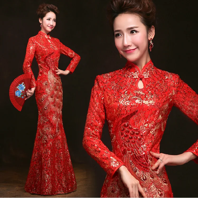 red qipao