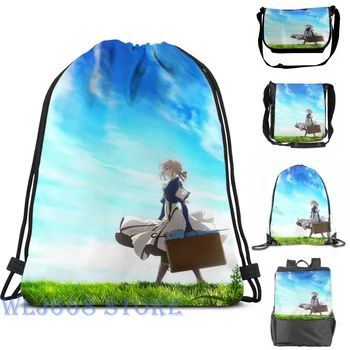 

Funny graphic print shoulder Bags women VIOLET EVERGARDEN - Violet Single shoulder backpack travel for men Gym Bag
