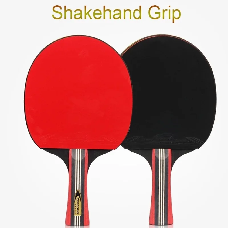 مقبض طويل تنس طاولة مضرب المطاط سجل 6 نجمة مضارب تنس طاولة لزجة البثور في المطاط سوبر قوية بينغ بونغ مضرب