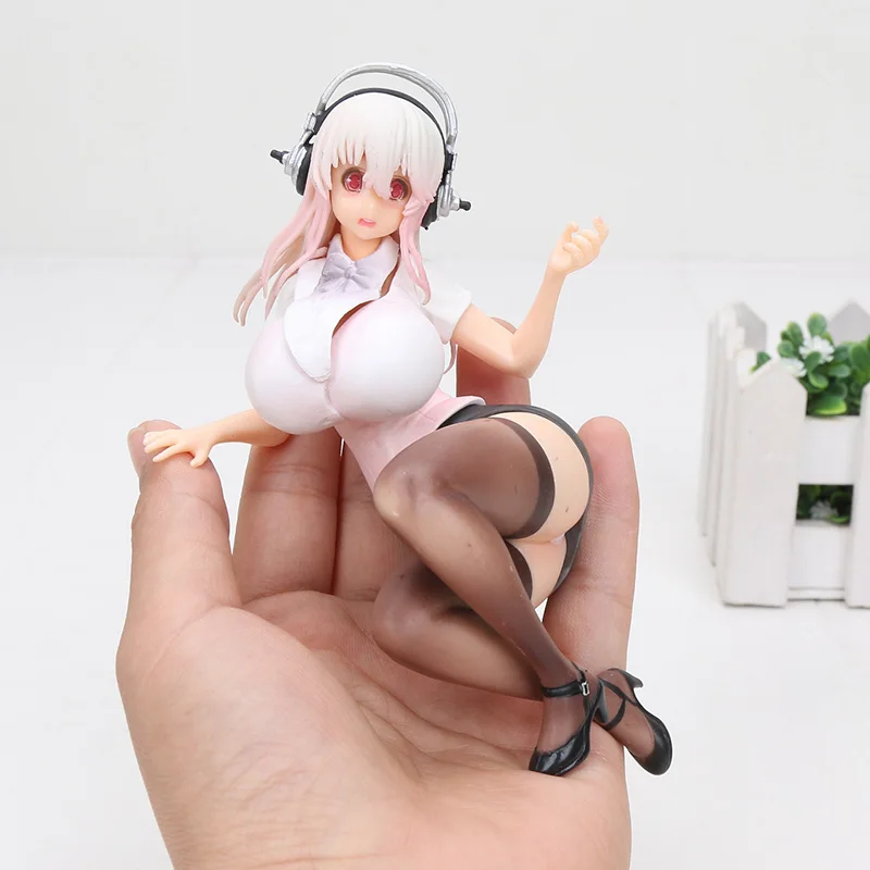 Супер купальный костюм Sonico lying Ver. ПВХ фигурка Коллекционная модель SuperSonico игрушки для взрослых Аниме Фигурка Горячая Девочка Кукла