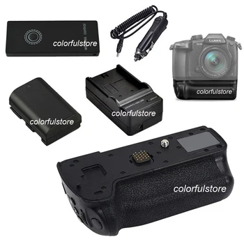 

Battery Handle Hand Grip for Panasonic Lumix DMW-GH5 GH5 Camera as DMW-BGGH5+2.4G Wireless Remote Control+DMW-BLF19E+Car Charger