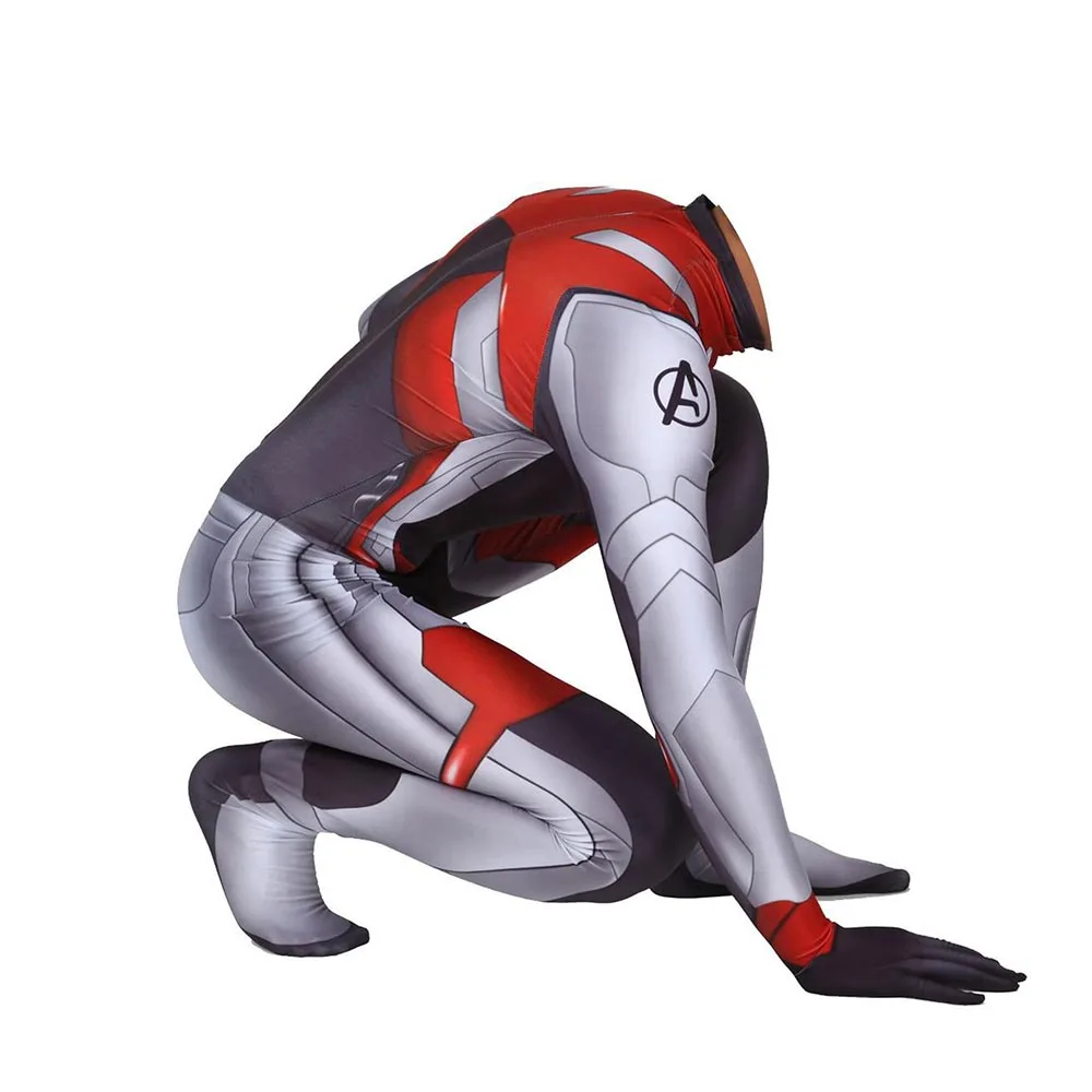 New Avengers Endgame Quantum Realm Battle Suits Averngers Cosplay Costume Marvel Superhero Bodysuit Adult Zentai Jumpsuit