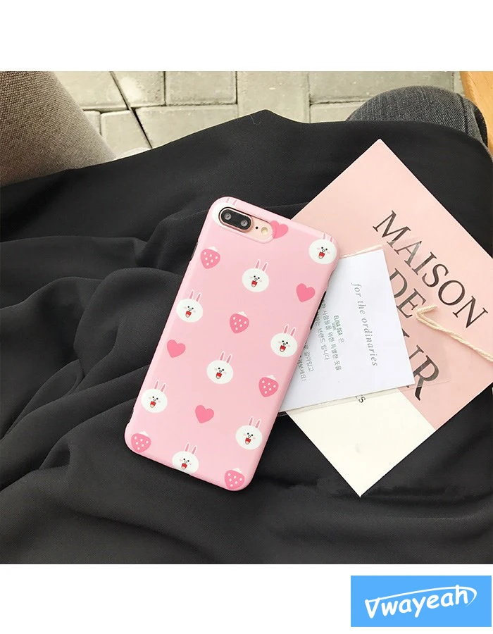 Strawberry Rabbit Bunny Bear Case (4)