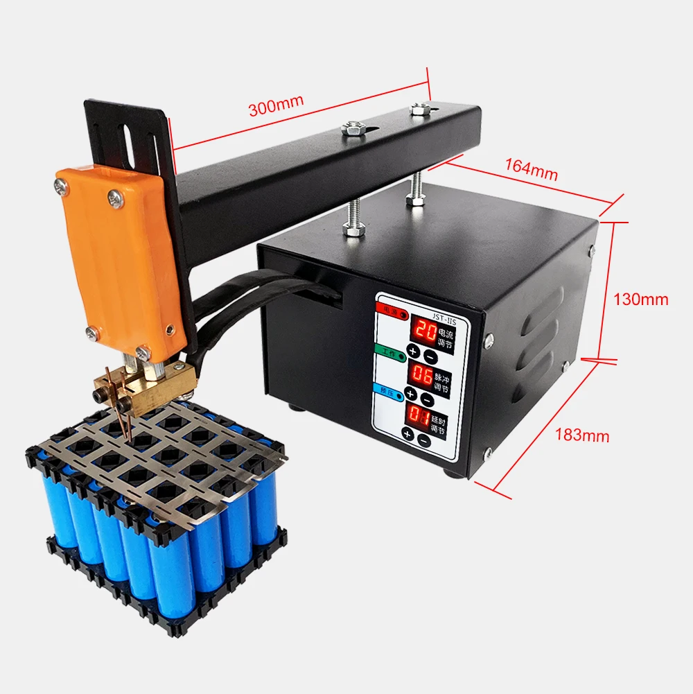 Battery Spot Welder 3KW High Power 18650 Spot Welding Machine Lithium Batteries Pack Nickel Strip Welding Precision Pulse Welder