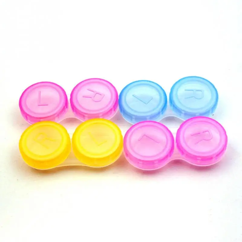 

Portable Glasses Cosmetic Contact Lenses Box Contact Lens Case for Eyes travel Kit Holder Container Box Accessories #2