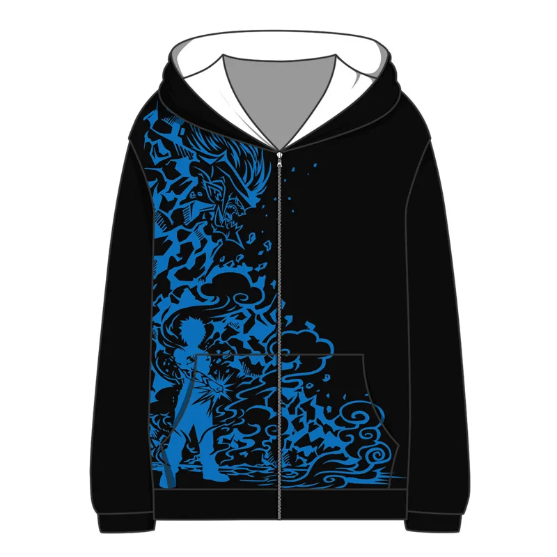 Cosroad Anime Fairy Tail Hoodie Natsu Dragneel Cosplay Costume Men Women Sweatshirt Sportswear Outerwear  (4)