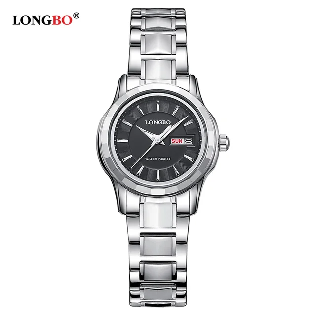 LONGBO Luxury Lovers Couple Watches Men Date Day Waterproof Women Gold Stainless LONGBO Luxury Lovers Couple Watches Men Date Day Waterproof Women Gold Stainless