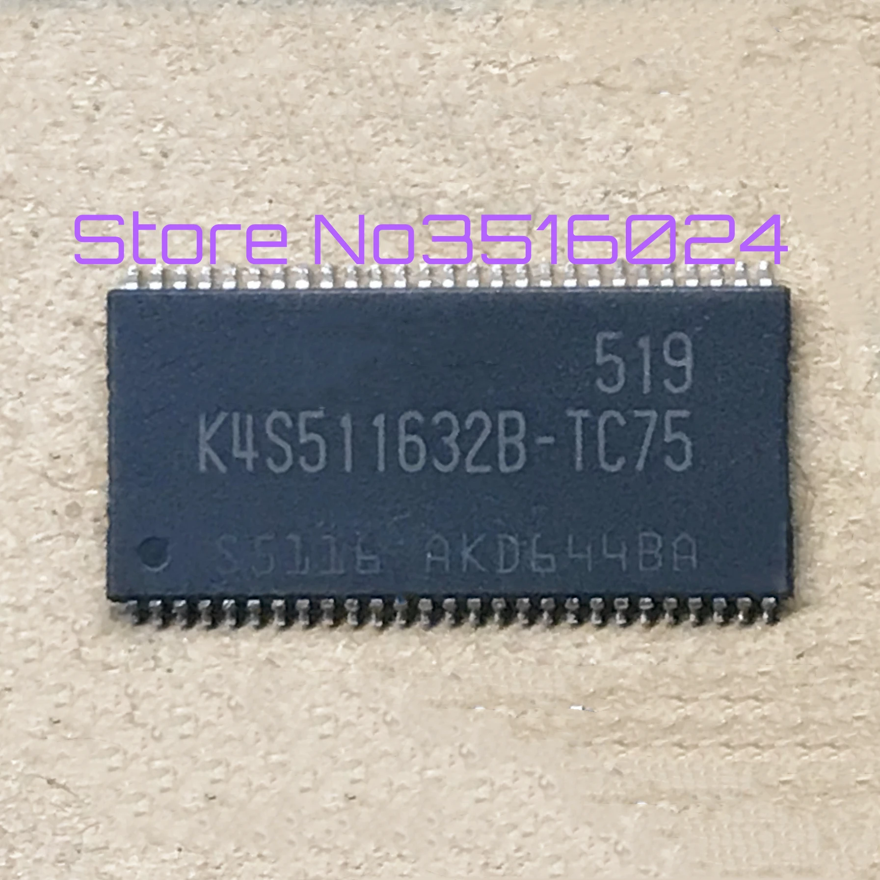 Новинка 5 шт./лот 511632B K4S511632B K4S511632B-TC75 TSOP54 Быстрая доставка Оригинальная гарантия