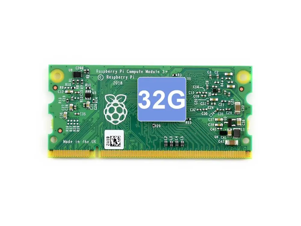  Raspberry Pi Compute Module 3+/32GB Development Kit Type B CM3+ IO Board HDMI LCD DS18B20 IR Remote
