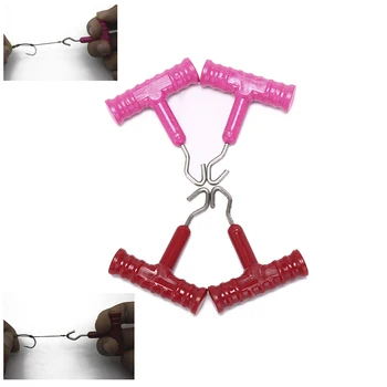 

2pcs/lot Fishing Knot Rig Puller Knot Tester Tightener Carp Terminal Tackle for Hair Rig Method Feeder Sets Tool Tackle