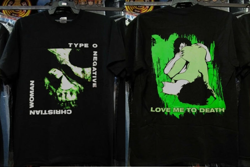 

VTG 1994 Type O Negative Christian Woman 69 T-Shirt Bloody Kisses Tour