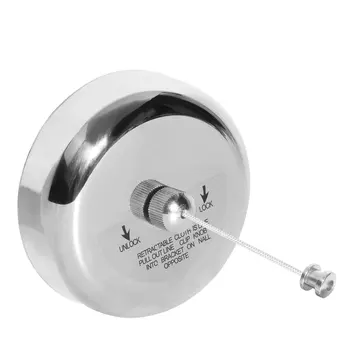 

2.8m stainless steel clothesline rope Retractable clothesline indoor Stainless Steel round Clothesline outdoor Clothes Dryer