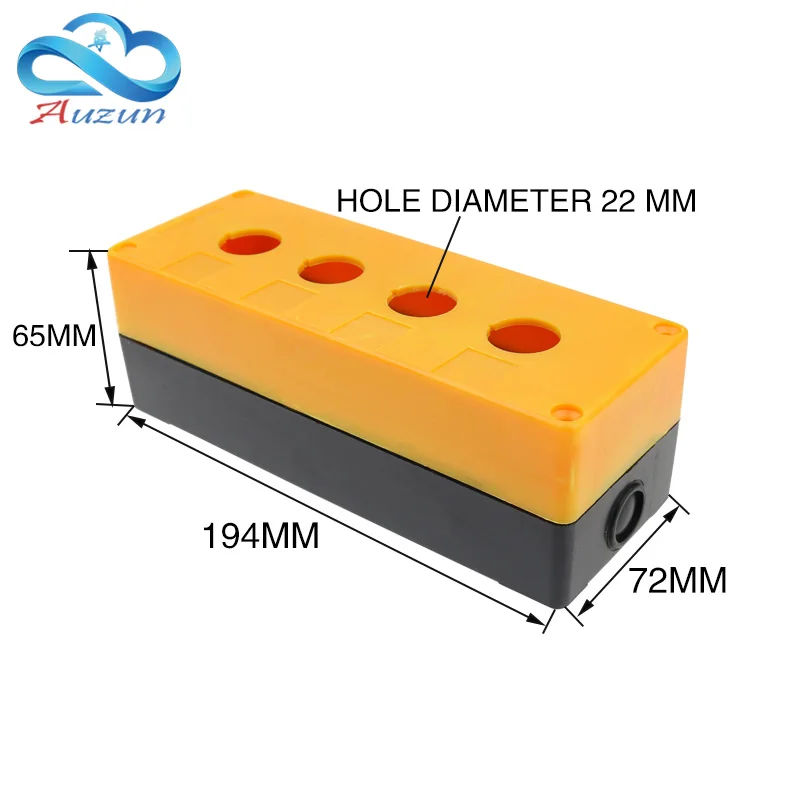 4 отверстия кнопки окно Водонепроницаемый Кнопку box блок управления 22 мм bx4-22 кнопка аварийного останова коробка