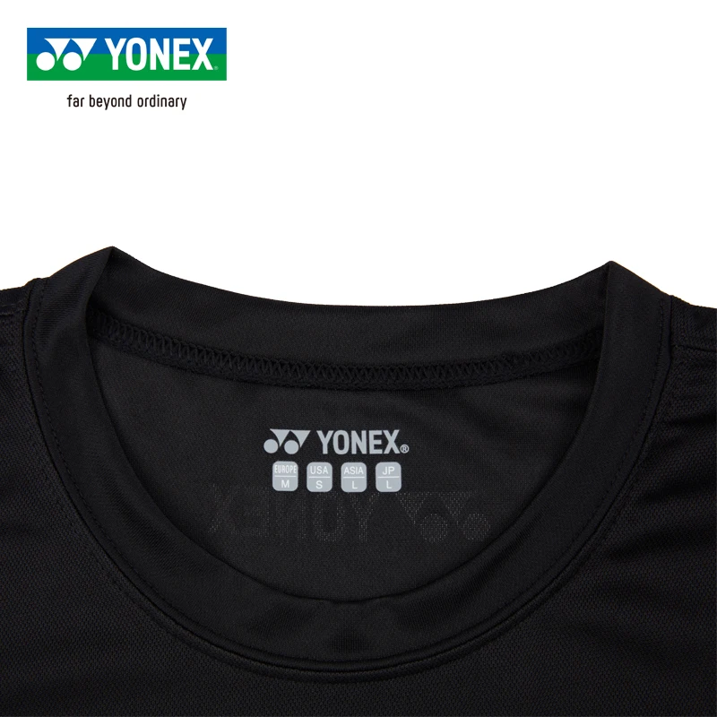 Новинка Yonex мужские футболки для бадминтона в английском стиле дышащие удобные быстросохнущие спортивные футболки с коротким рукавом Yob19110cr