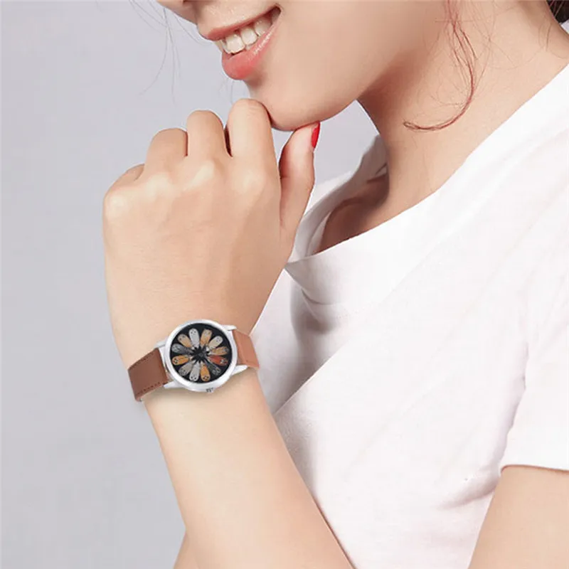 Owl Design Women Watch Luxury Casual Simple Quartz Clock For Women Leather Strap Vogue Wrist Watches Reloj Mujer Drop Ship #C