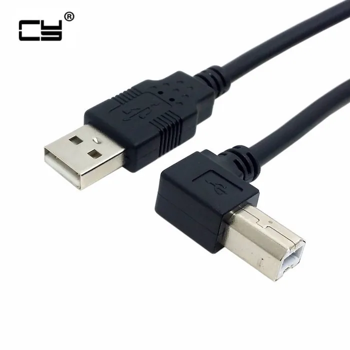 

High Quality USB 2.0 A Male to B Male Right Angled 90 Degree Printer Scanner Hard Disk Cable 3m/2m