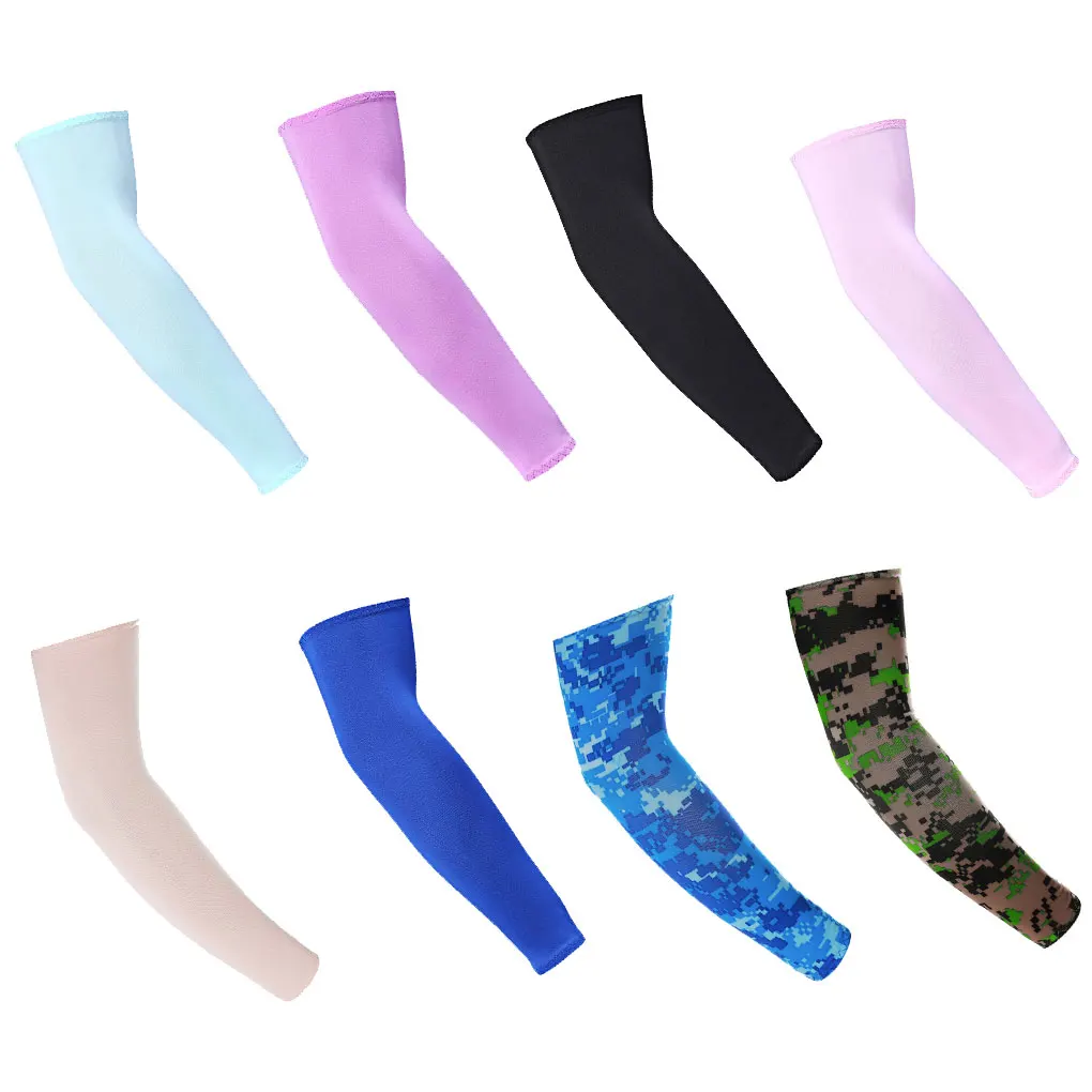 

New Unisex Summer Outdoor Anti UV Long Oversleeve Sun Protection Cycling Driving Fishing Arm Sleeve Cover 1 Pair