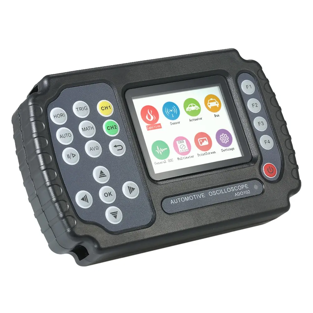 

ADO102 Handheld Oscilloscope 100 MSa/s Digital Multimeter Oscilloscope Dual-Channels Car Repair Automotive Oscilloscope