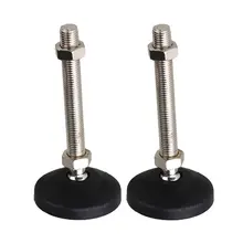 2 шт. черный 78 мм диаметр болт в ассортименте резьбовые M16x120mm универсальный шарнир мебель выравнивание ног колодки