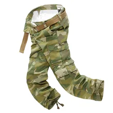 Модные Для мужчин на открытом воздухе Военные камуфляжные штаны Для мужчин s Повседневные штаны армейские брюки-карго тактические брюки Pantalon Lino Hombre брюки