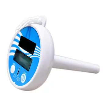 

Floating Water Thermometer Swimming Pool Equipment Tools Electronic Solar Charging LCD Display Pool Thermometer