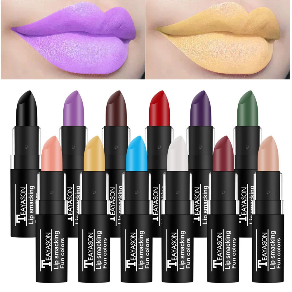 

TEAYASON 12 Color Nude Matte Liquid Lipstick Moisturizer Lip Gloss Easy To Wear Makeup Lip Balm Batom Cosmetic TSLM1