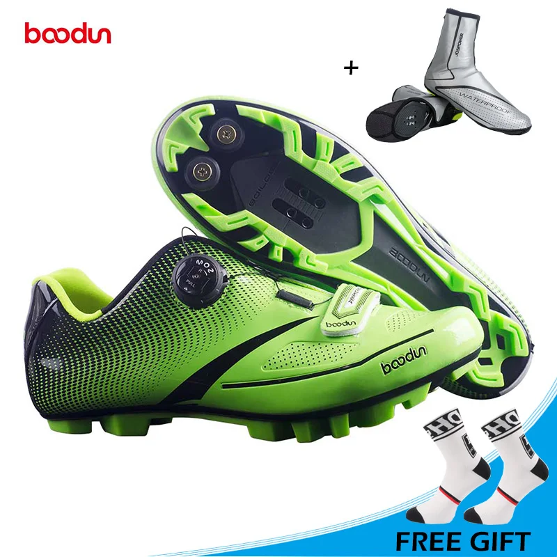 

BOODUN New Professional MTB Bike Shoes Breathable Auto-lock Cycling Shoes Mountain Bike Non-slip Bicycle Shoes Zapatos ciclismo