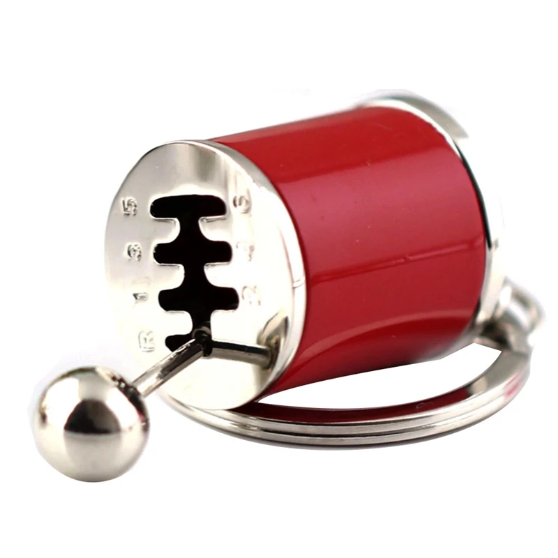

1Pcs New Creative Car 6 Speed transmission Gear Keyring Shift Racing Tuning Model Keychain Novelty Car Toy