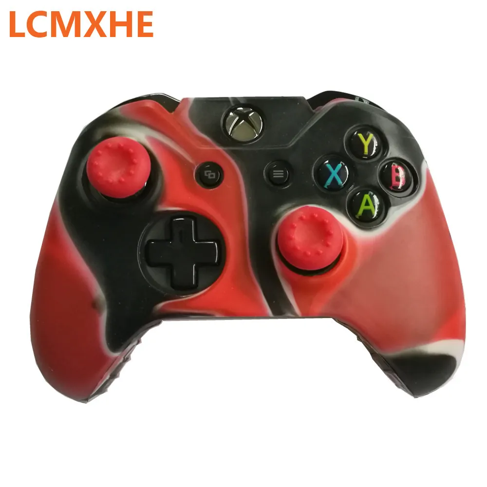 1 Silicone Protective Skin Case + 2 thumb Stick Grip caps for XBox One