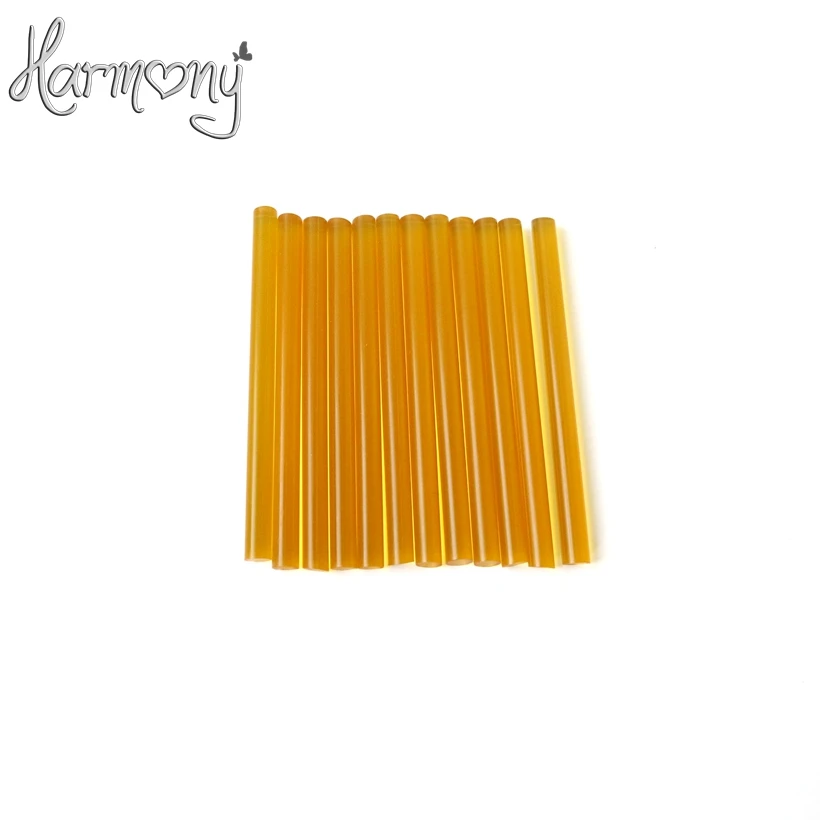 FREE SHIPPING 1pack/lot 12pcs 7.5mmx100mm small keratin glue stick/glue stick for glue gun/hot melt glue stick for hair