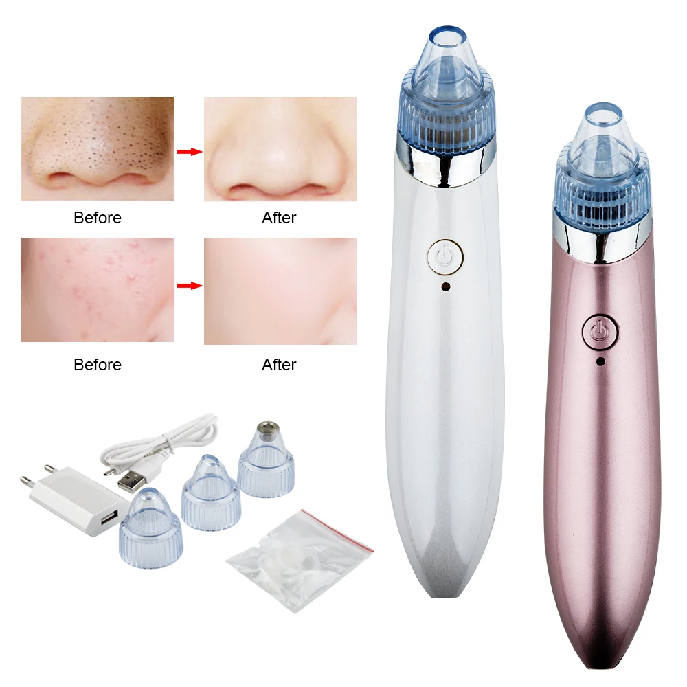 1PC Electric Vacuum Blackhead Acne Pimple Remover Facial Pore Cleanser
