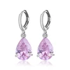 MISANANRYNE Waterdrop CZ Zircon Jewelry Long Silver-Color Dangle Earrings Brincos Pendiente For Women Gifts boucle d'oreille ► Photo 2/6