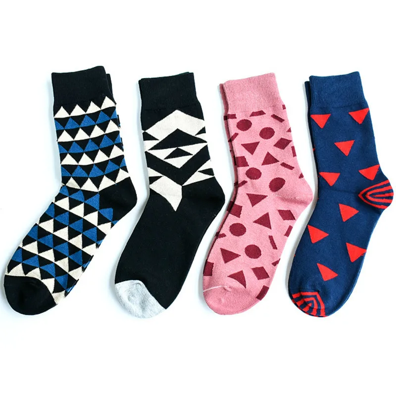 Men&Women Happy Socks Funny with Cartoon Animal Bomb Design Wedding Gift Combed Cotton Breathable Dress Neutral Socks Eur36-43